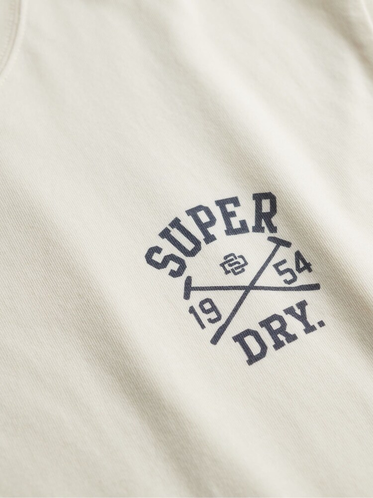 Superdry White Athletic Club T-Shirt - Image 7 of 7