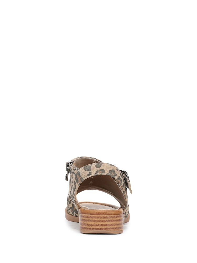 Blowfish Malibu Animal Aspire Micro Wedge Covered Sandals - Image 6 of 6 Blowfish Malibu Animal Aspire Micro Wedge Covered Sandals - Image 6 of 6