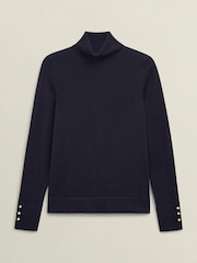 Hobbs Blue Lara Rollneck Jumper - Image 6 of 6