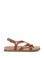 Braun - Blowfish Malibu Luster 2 Tan Strappy Sandals - Bild 1 von 6