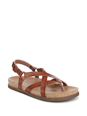 Braun - Blowfish Malibu Luster 2 Tan Strappy Sandals - Bild 2 von 6