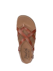 Braun - Blowfish Malibu Luster 2 Tan Strappy Sandals - Bild 3 von 6