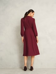 Hobbs Red Petite Peony Dress - Image 4 of 5