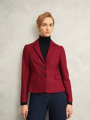 Hobbs Red Petite Hackness Jacket - Image 1 of 4