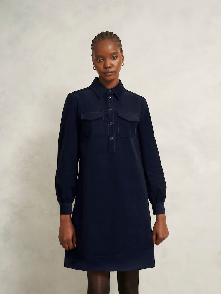 Hobbs Blue Lena Dress - Image 1 of 5 Hobbs Blue Lena Dress - Image 1 of 5
