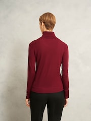 Hobbs Red Lara Rollneck Jumper - Image 2 of 6