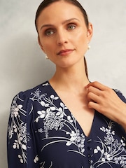 Hobbs Blue Brielle Top - Image 3 of 4