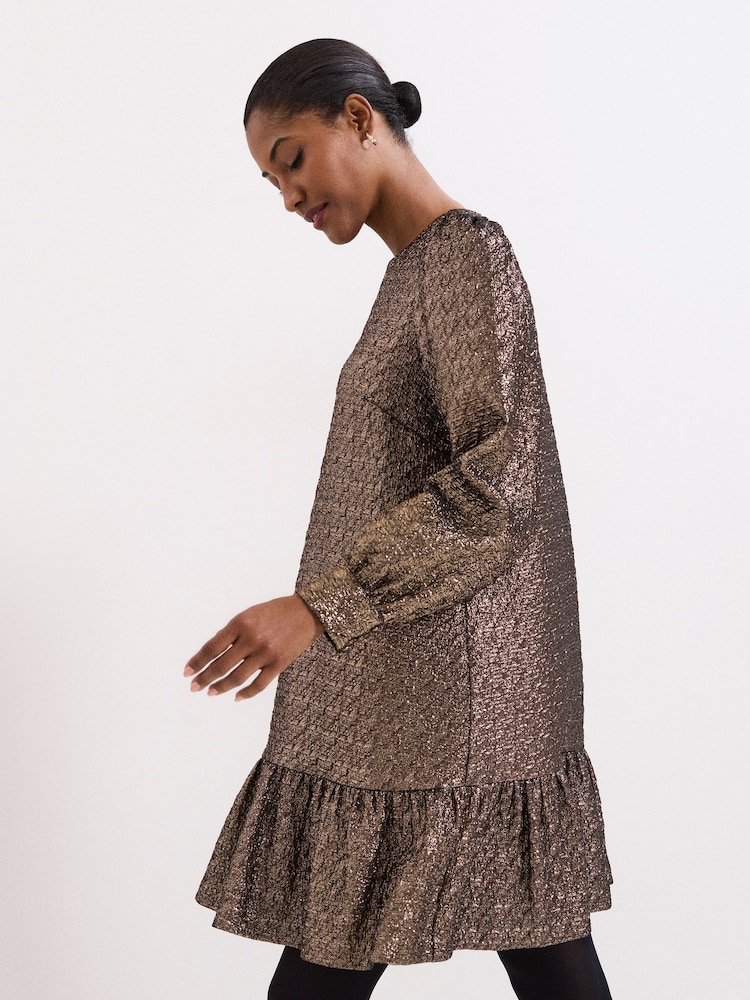 phase eight metallic dress Phase Eight Dorinda Woven Maxi Dress