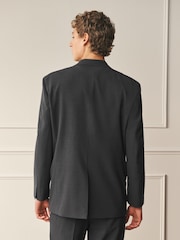 بني - Archive Seersucker Gingham Texture Suit Jacket - صورة 5 من 14