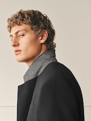 بني - Archive Seersucker Gingham Texture Suit Jacket - صورة 6 من 14