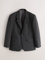 بني - Archive Seersucker Gingham Texture Suit Jacket - صورة 9 من 14