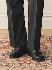 بني - Archive Pleated Seersucker Gingham Texture Suit Trousers - صورة 6 من 11