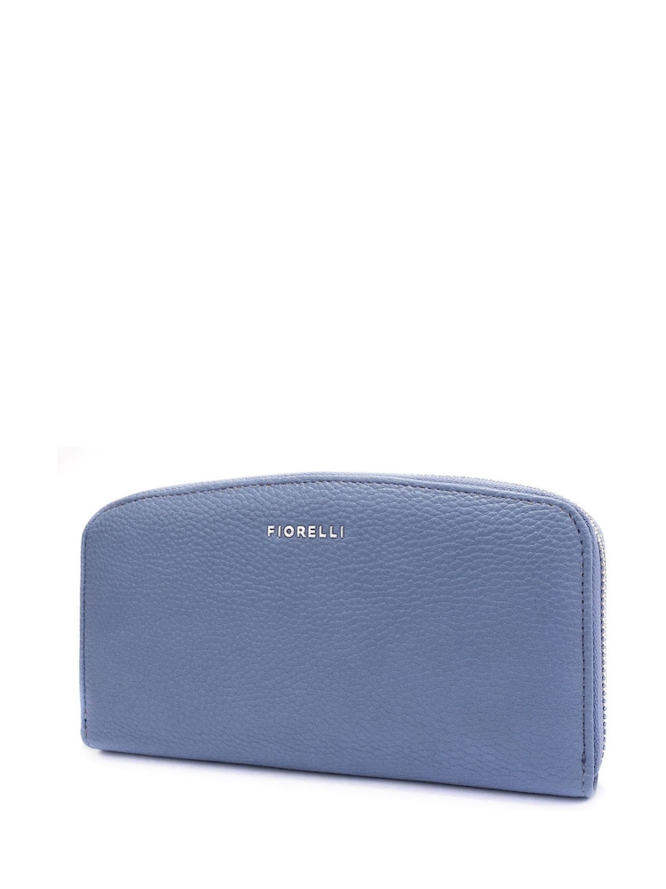 Fiorelli Blue Benny Large Zip Around Purse - Image 2 of 4