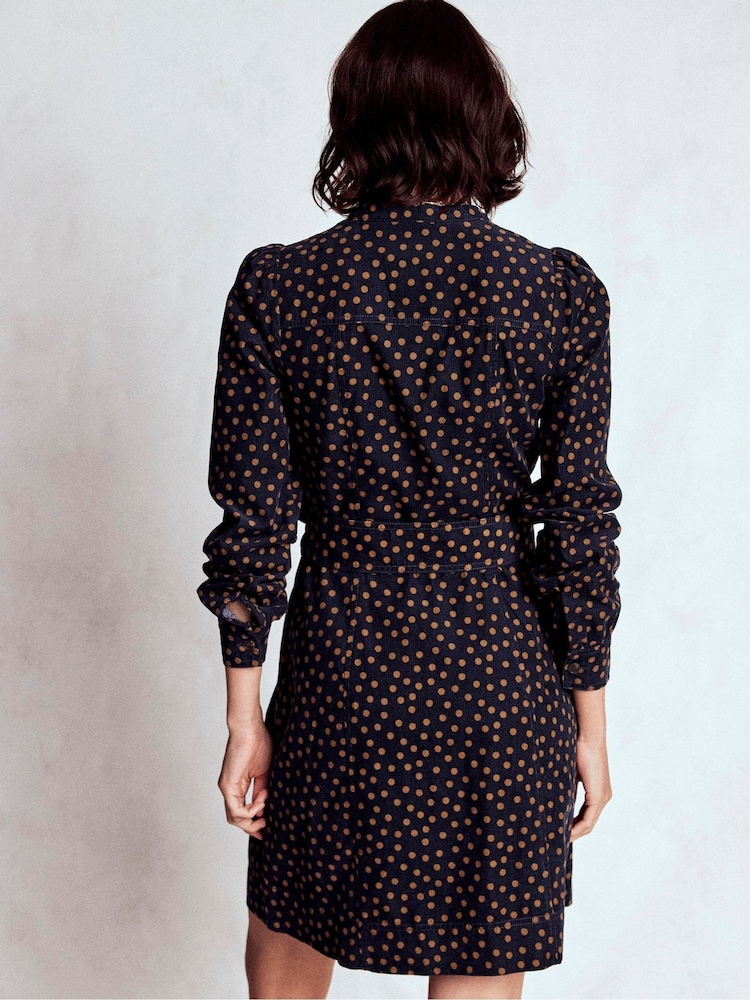 Boden Blue Bre Cord Short Dress - Image 2 of 5