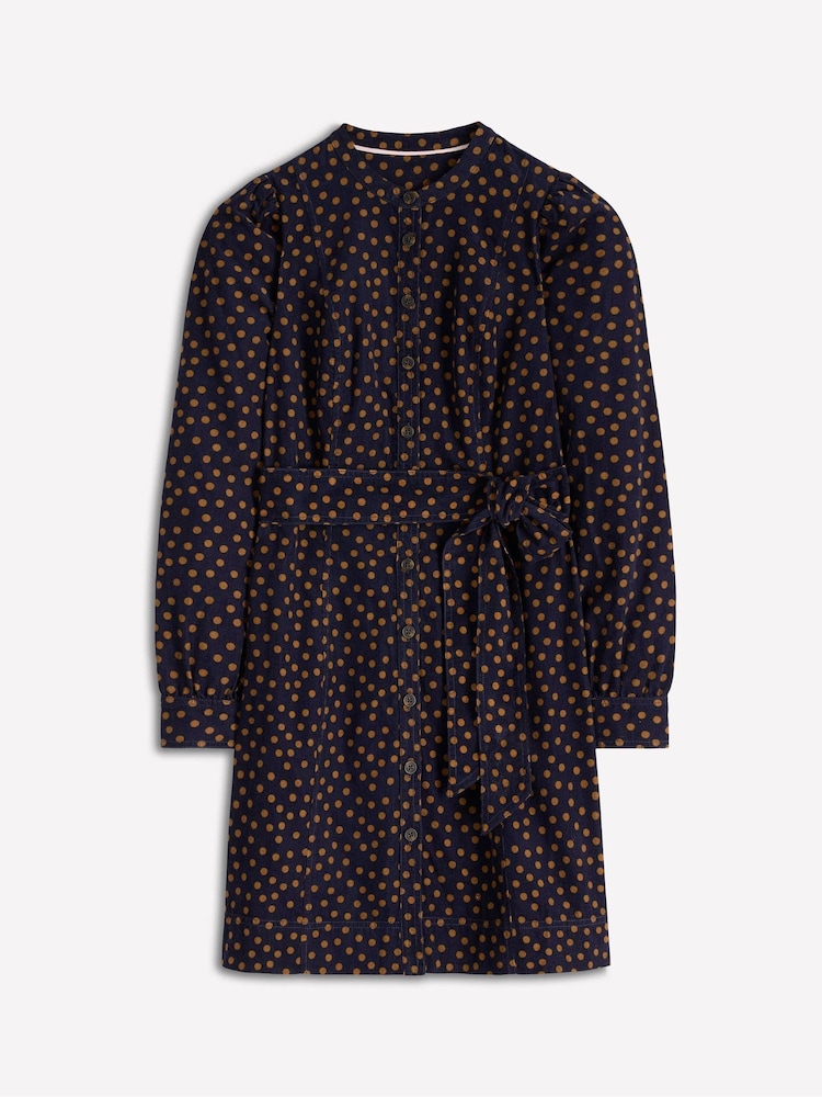 Boden Blue Bre Cord Short Dress - Image 5 of 5 Boden Blue Bre Cord Short Dress - Image 5 of 5