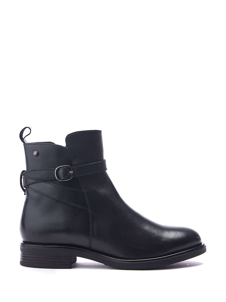 Moda in Pelle Navres Jodper Strap Thin Sole Black Boots - Image 1 of 4 Moda in Pelle Navres Jodper Strap Thin Sole Black Boots - Image 1 of 4