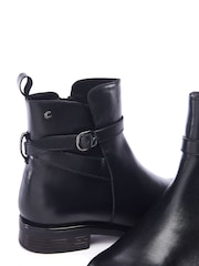 Moda in Pelle Navres Jodper Strap Thin Sole Black Boots - Image 4 of 4