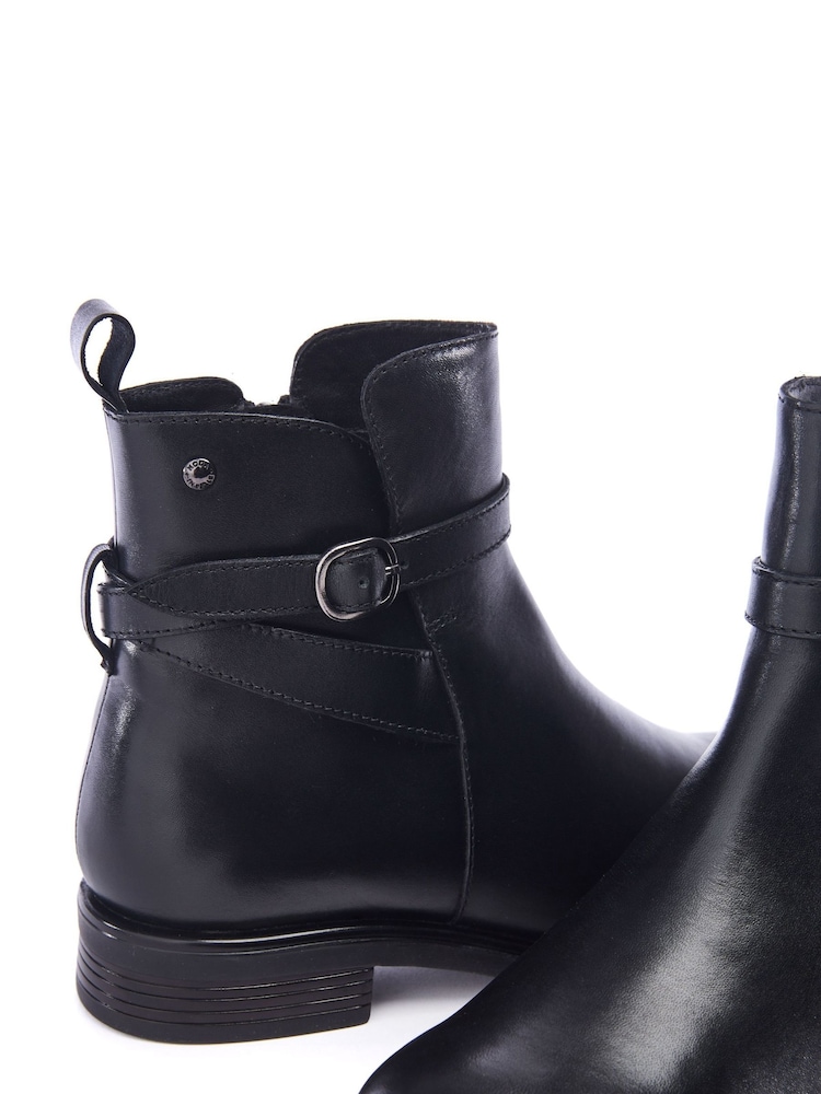 Moda in Pelle Navres Jodper Strap Thin Sole Black Boots - Image 4 of 4 Moda in Pelle Navres Jodper Strap Thin Sole Black Boots - Image 4 of 4