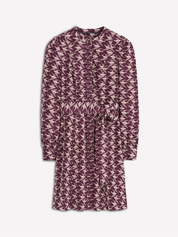 Boden Purple Bre Cord Short Dress - Image 5 of 5 Boden Purple Bre Cord Short Dress - Image 5 of 5