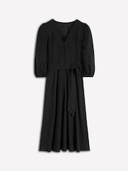 Boden Black Eden Broderie Jersey Dress - Image 6 of 6