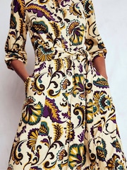 Verde escuro - Vestido midi de cordão Boden Clara - Imagem 4 de 5
