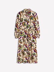 Boden Dark Green Clara Cord Midi Dress - Image 5 of 5