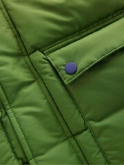 Boden Green Fleece Lined Padded Coat - Image 3 of 5