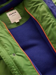 Boden Green Fleece Lined Padded Coat - Image 5 of 5