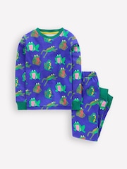 Boden Blue Snug Glow-in-the-Dark Pyjamas - Image 1 of 3