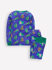 Boden Blue Snug Glow-in-the-Dark Pyjamas - Image 2 of 3