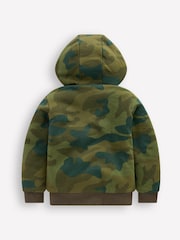 Boden Green Reversible Borg Hoodie - Image 2 of 4
