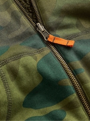 Boden Green Reversible Borg Hoodie - Image 3 of 4