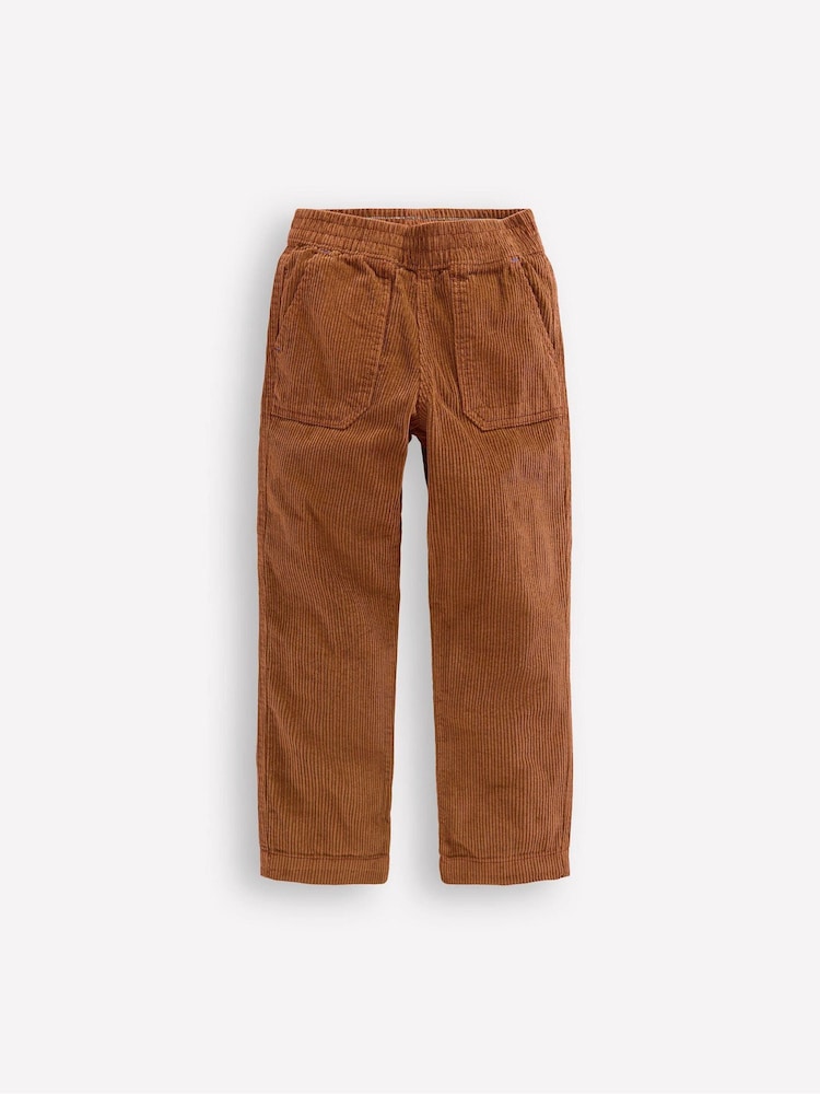 Boden Brown Pull-on Cord Trousers - Image 1 of 3
