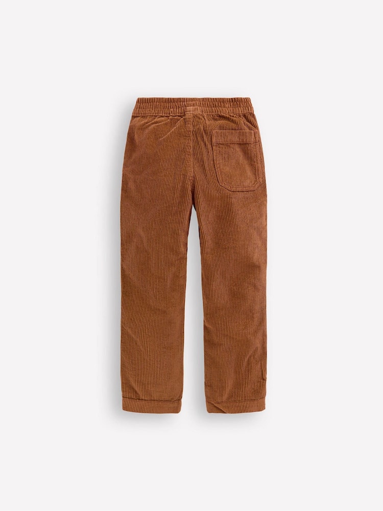 Boden Brown Pull-on Cord Trousers - Image 2 of 3