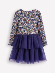 Boden Blue Tulle Mix Dress - Image 2 of 3
