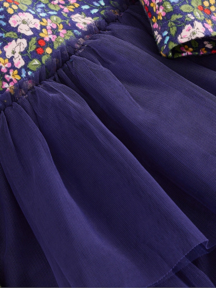 Boden Blue Tulle Mix Dress - Image 3 of 3
