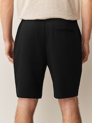 Black Regular Fit Plain Front Smart Shorts 2 Pack - Image 3 of 10