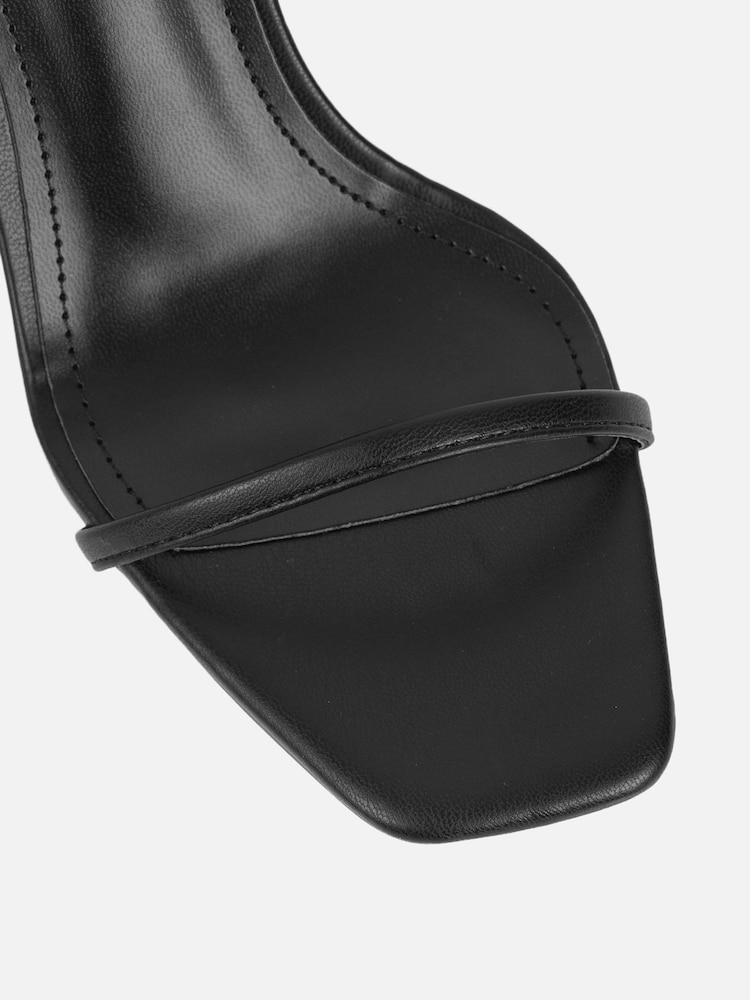 Negru - Simmi London Yesmina Heeled Sandals - Imaginea 4 din 4