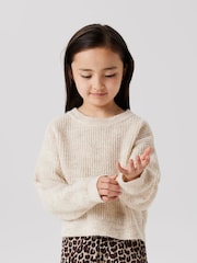 Name It Grey Short Knitted Jumper - Image 1 of 4
