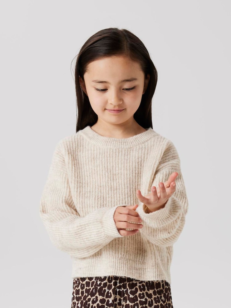Name It Grey Short Knitted Jumper - Image 1 of 4 Name It Grey Short Knitted Jumper - Image 1 of 4