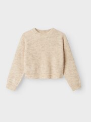 Name It Grey Short Knitted Jumper - Image 3 of 4