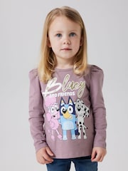 Name It Purple Bluey Long Sleeve T-Shirt - Image 1 of 3