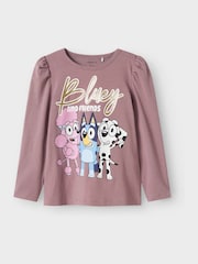 Name It Purple Bluey Long Sleeve T-Shirt - Image 2 of 3