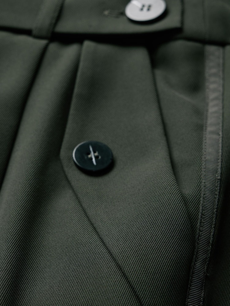 Mint Velvet Green Tailored Wide Trousers - Image 8 of 8