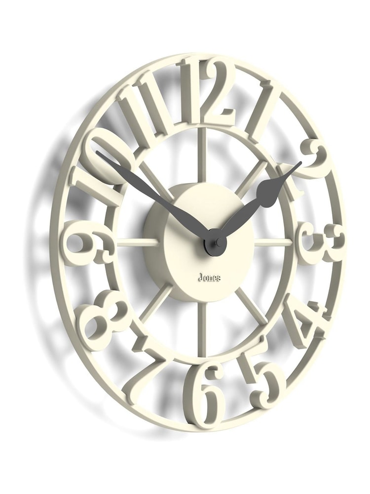 Jones Clocks Linen white Lighthouse Wall Clock 30cm - Image 4 of 4 Jones Clocks Linen white Lighthouse Wall Clock 30cm - Image 4 of 4