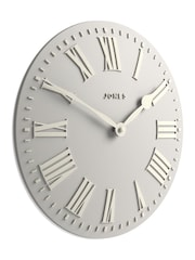 Jones Clocks Overcoat Grey Strand Convex Wall Clock 30cm - Image 4 of 4