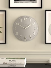 Jones Clocks Overcoay Grey Chilli Convex Wall Clock 30cm - Image 1 of 4