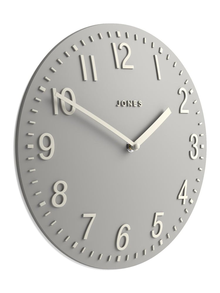 Jones Clocks Overcoay Grey Chilli Convex Wall Clock 30cm - Image 4 of 4 Jones Clocks Overcoay Grey Chilli Convex Wall Clock 30cm - Image 4 of 4