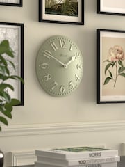 Jones Clocks Sage Green Betty Convex Wall Clock 30cm - Image 2 of 4
