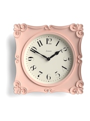 Jones Clocks Rose Pink Rialto Wall Clock 25cm - Image 3 of 4